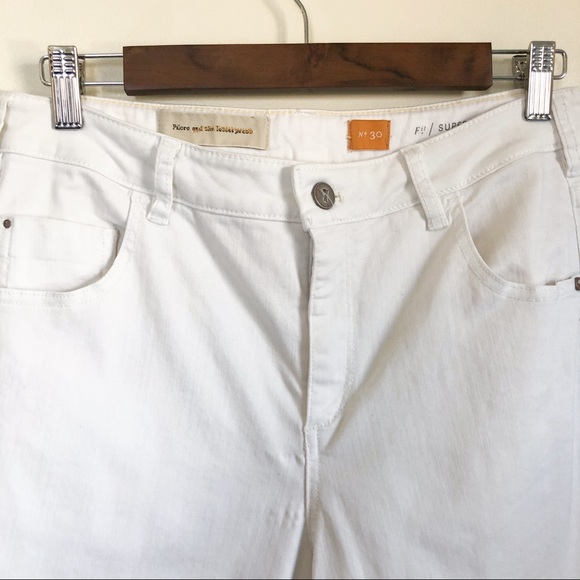 anthropologie pilcro | white superscript pants 30 - Picture 3 of 8